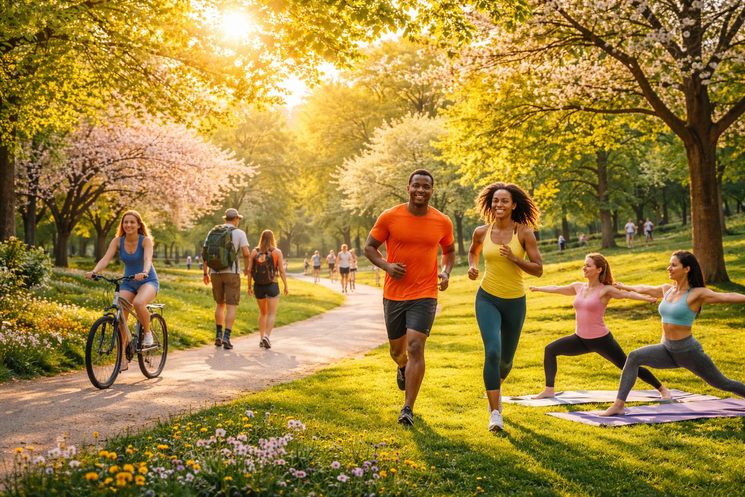 Jarné športové aktivity prinášajú viac svetla, energiu a zdravú pohodu.